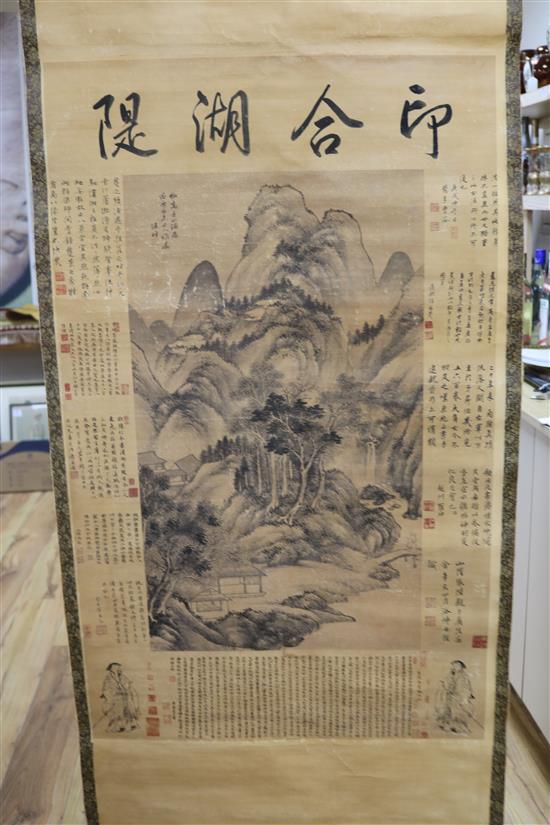 Eight Chinese scroll pictures